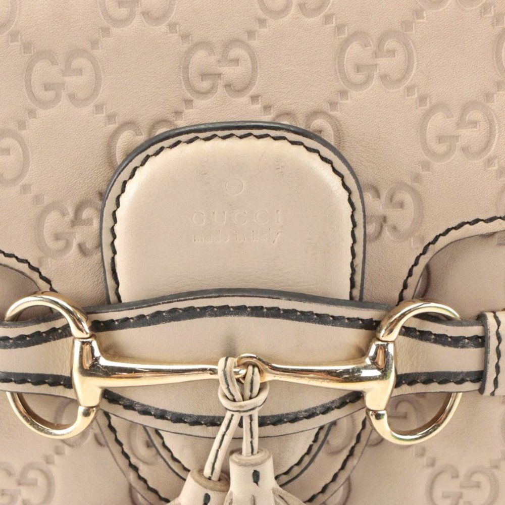 Authentic Gucci Emily Chain Flap Bag Medium in Guccissima Leather - Picture 3 of 12